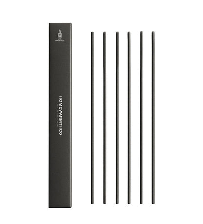Set of black sticks with a black box labeled 'HOMEVARATHCO' on a white background