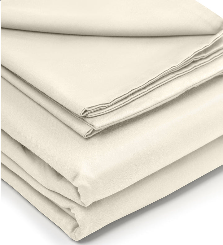 BEIGE LUXE - PLAIN DUVET COVER SET