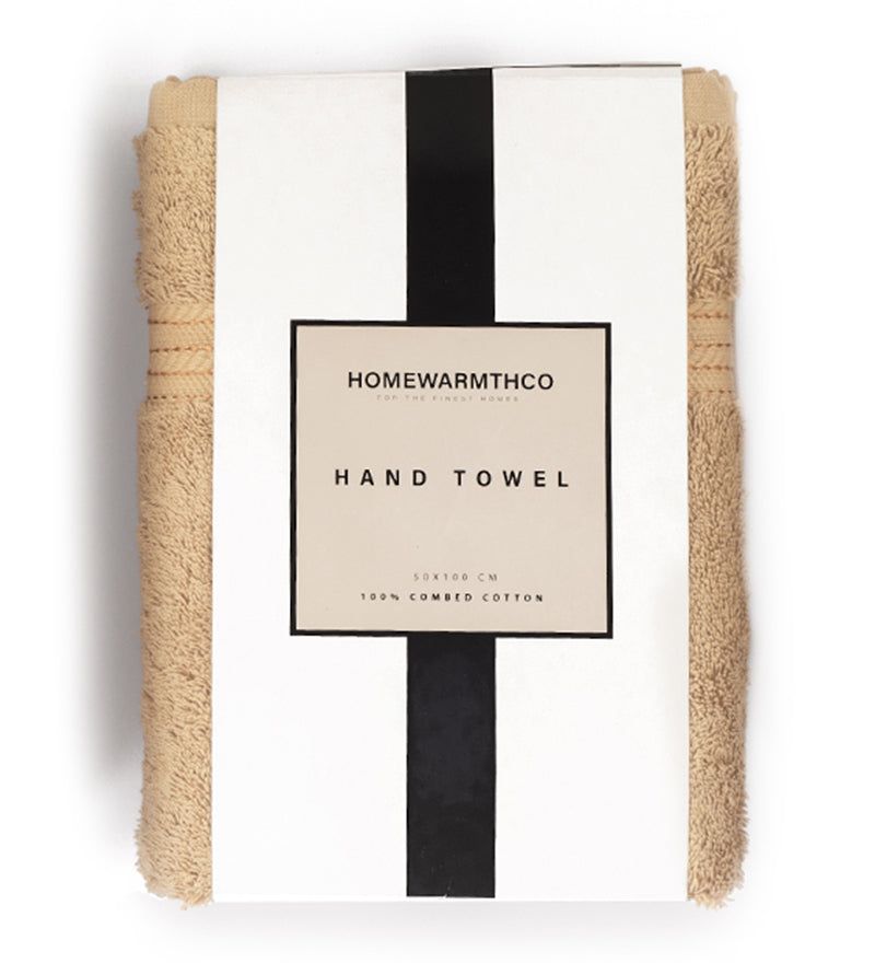 BEIGE PLUSH-Hand Towel