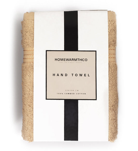 BEIGE PLUSH-Hand Towel