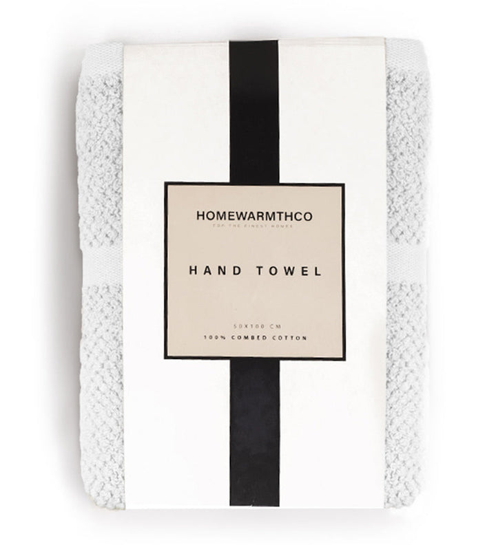WHITE WEAVE-Hand Towel (Set of 2)