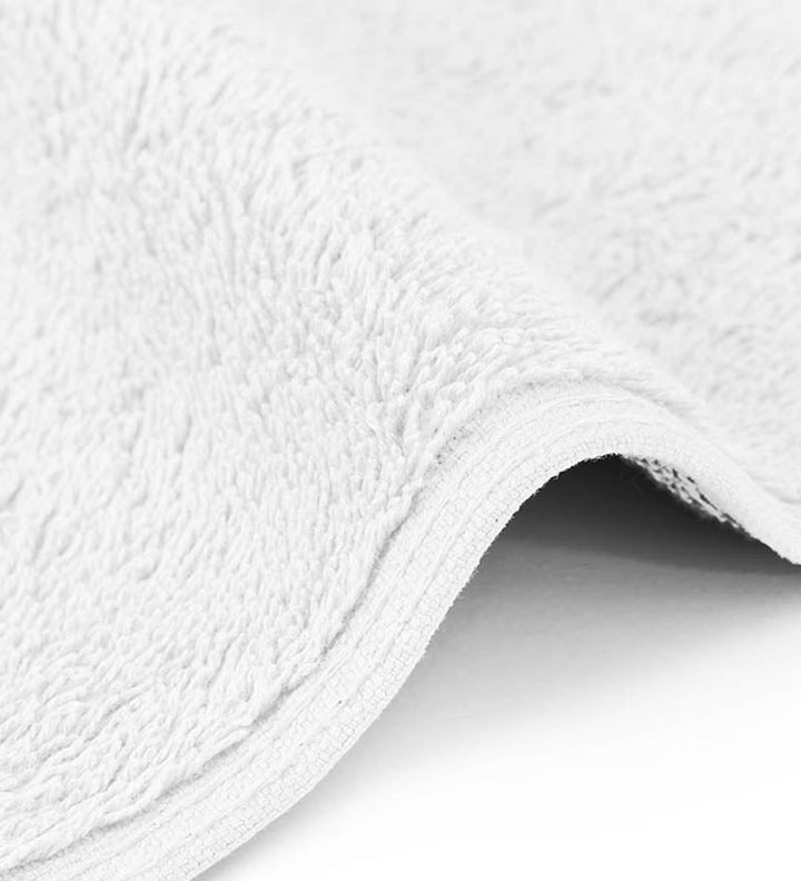 WHITE PLUSH- Face Towel (Set of 4)