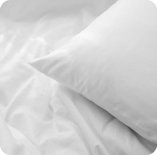 Close-up of white fabric texture