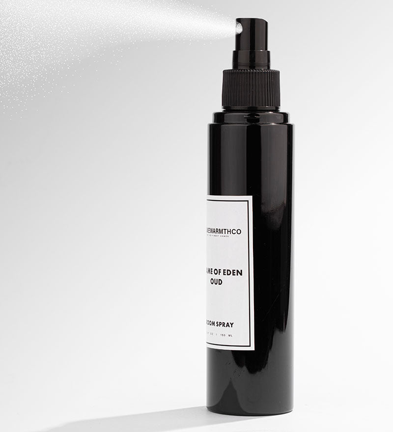 FlameofEden bottle with a label on a white background